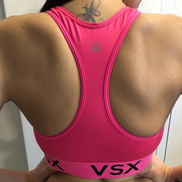 Victoria Secret Small VSX Sports Bra Pink - Picture 4 of 7
